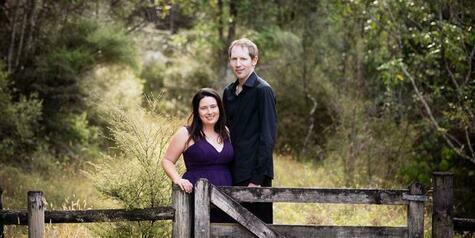 Picture of me (Roimata) and my husband, at Woodhill Forest in Auckland